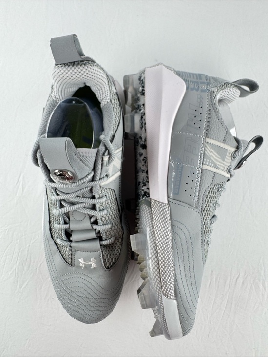 Under Armour Other - Under Armour Harper 7 Low Elite TPU Baseball Cleats Gray White Mens Size 12